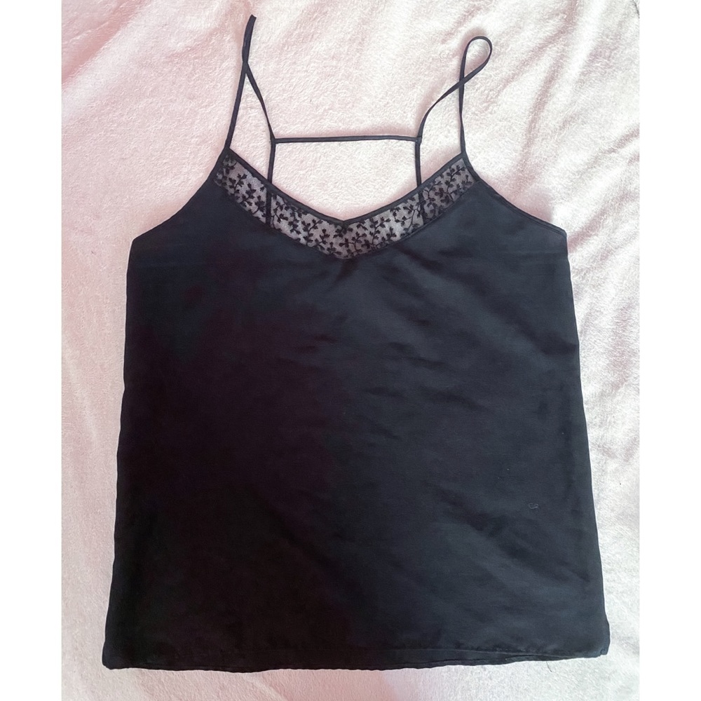 H&M Floral Trim Cami